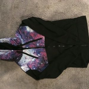 Galaxy Print Hoodie